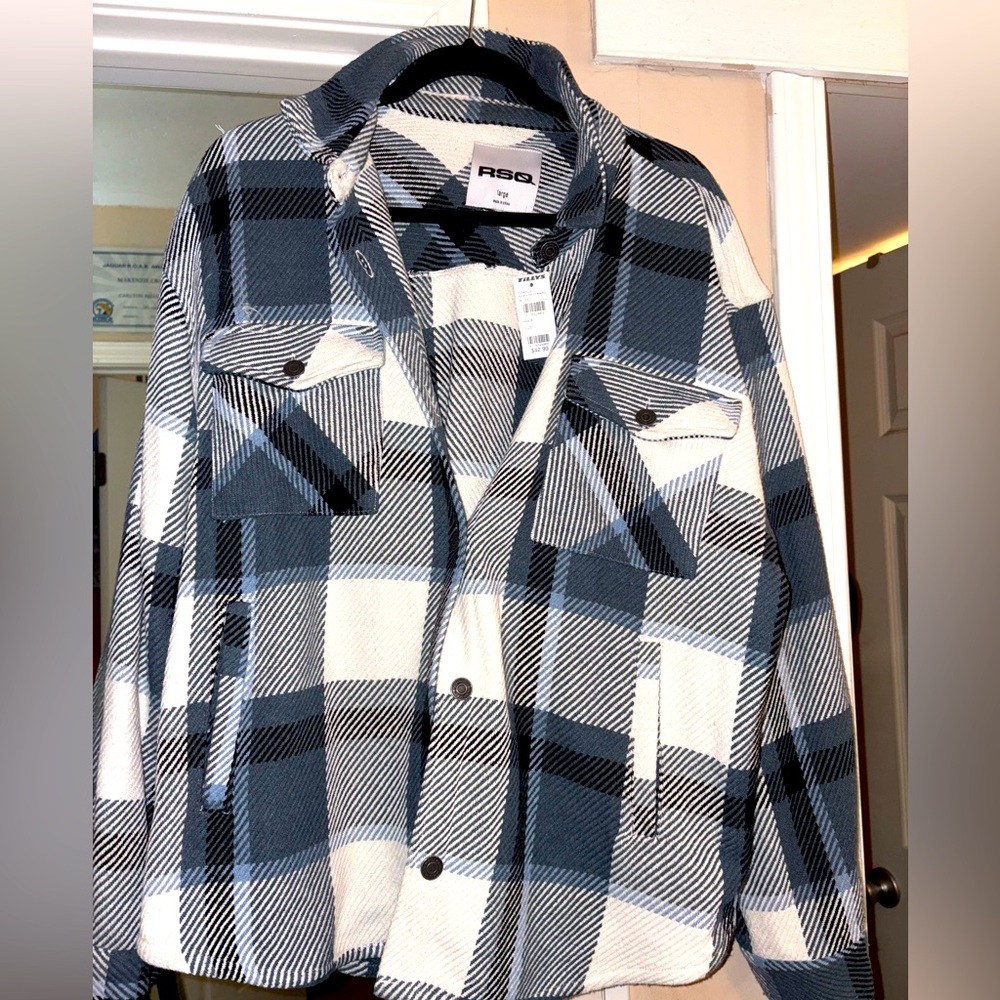 RSQ from Tillys women’s shacket brand new with tags size